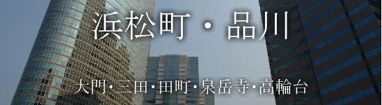 浜松町・品川・大門・三田・田町・泉岳寺・高輪台